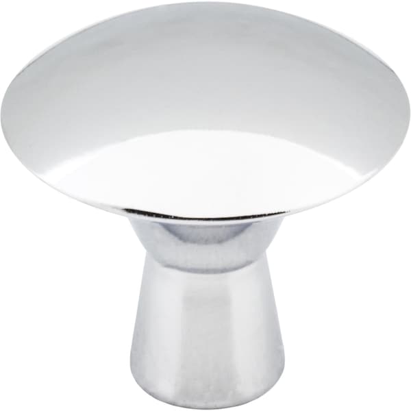 Elements 1-1/16" Diameter Polished Chrome Zachary Cabinet Mushroom Knob 988PC - main